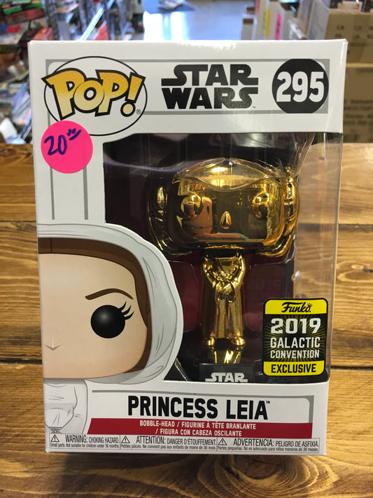 Star Wars Princess Leia #295 Galactic Convention exclusive Funko Pop! Vinyl Figure