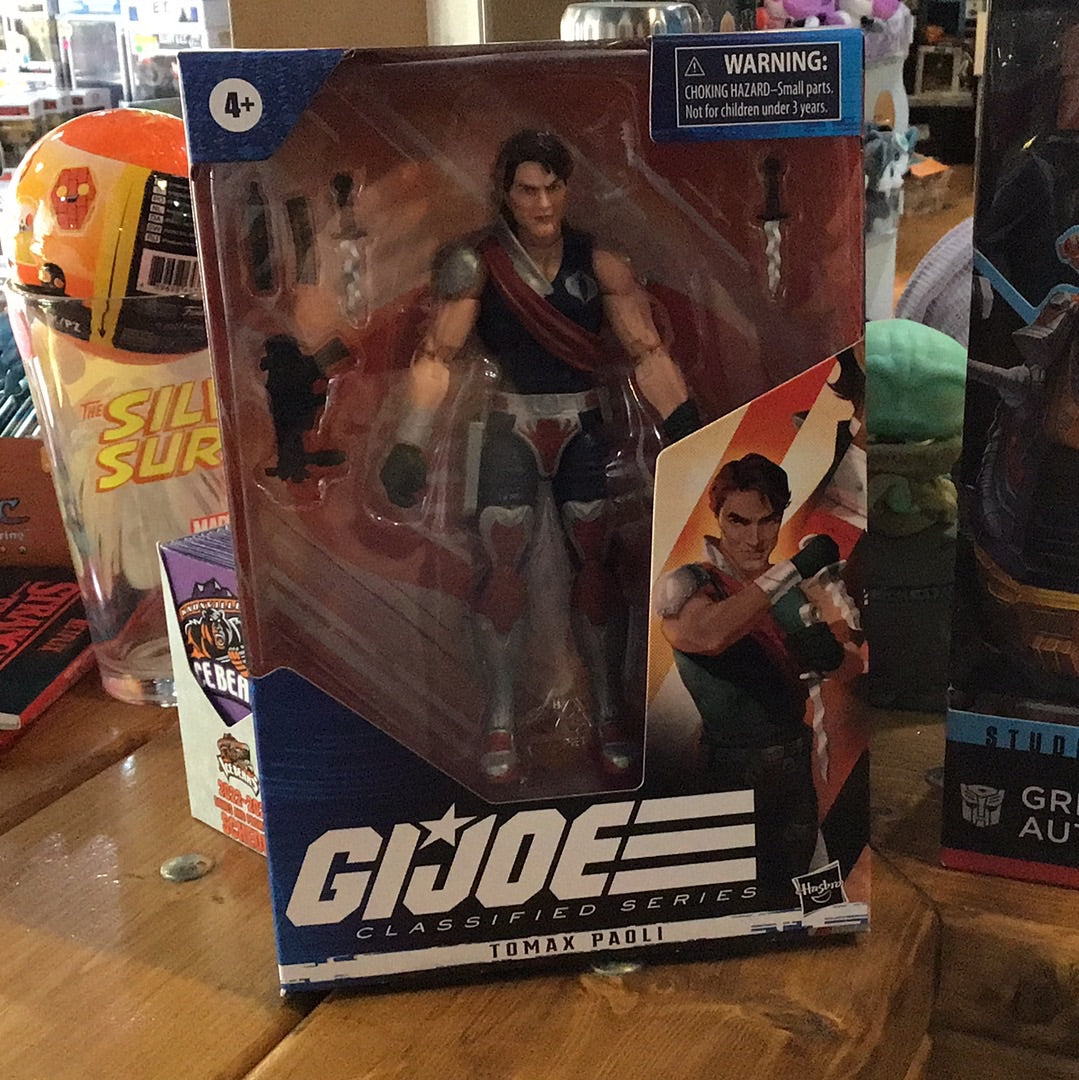 G.I. Joe Classified Series, Figurine Tomax Paoli 44 de Collection Premium de 15 cm avec Accessoires Multiples, Emballage spécial F4022 Multicolore G.I. Joe Classified Series, Figurine Tomax Paoli 44 de Collection Premium de 15 cm avec Accessoires Multiples, Emballage spécial F4022 Multicolore