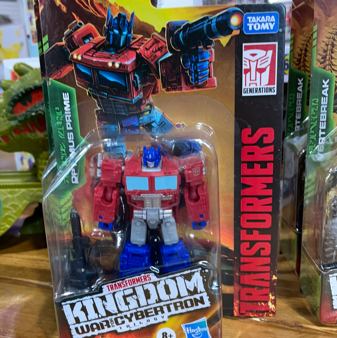 Transformers Optimus Prime Kingdom War of Cybertron trilogy Hasbro action figure