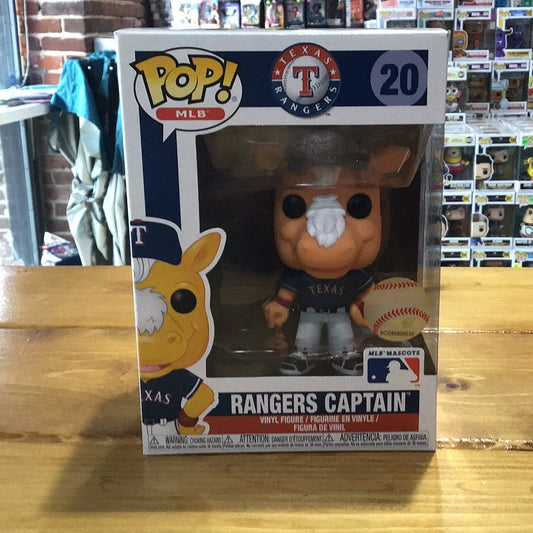 MLB mascots Rangers Captain Funko Pop! Vinyl Figure sports