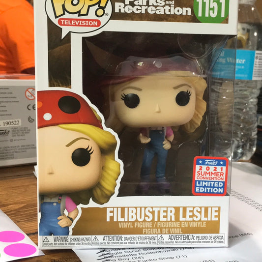 Parks & Rec Filibuster Leslie 1151 Exclusive Funko Pop! Vinyl figure Television