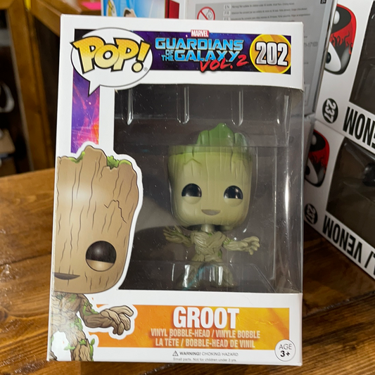 Marvel Guardians of the Galaxy Vol. 2 - Groot #202 - Funko Pop! Vinyl Figure