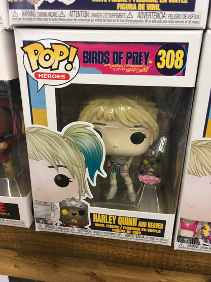 Birds of Prey - Harley Quinn and Beaver #308 - Funko Pop! Vinyl Figure