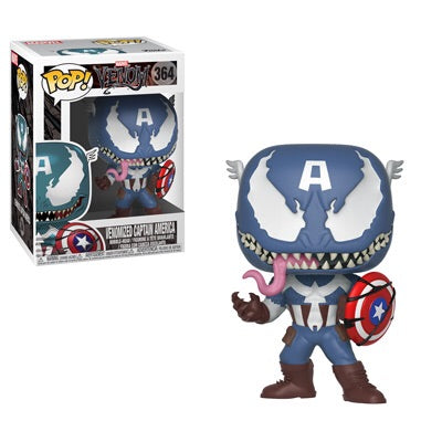 Marvel Venom - Venomized Captain America #364 - Funko Pop! Vinyl Figure
