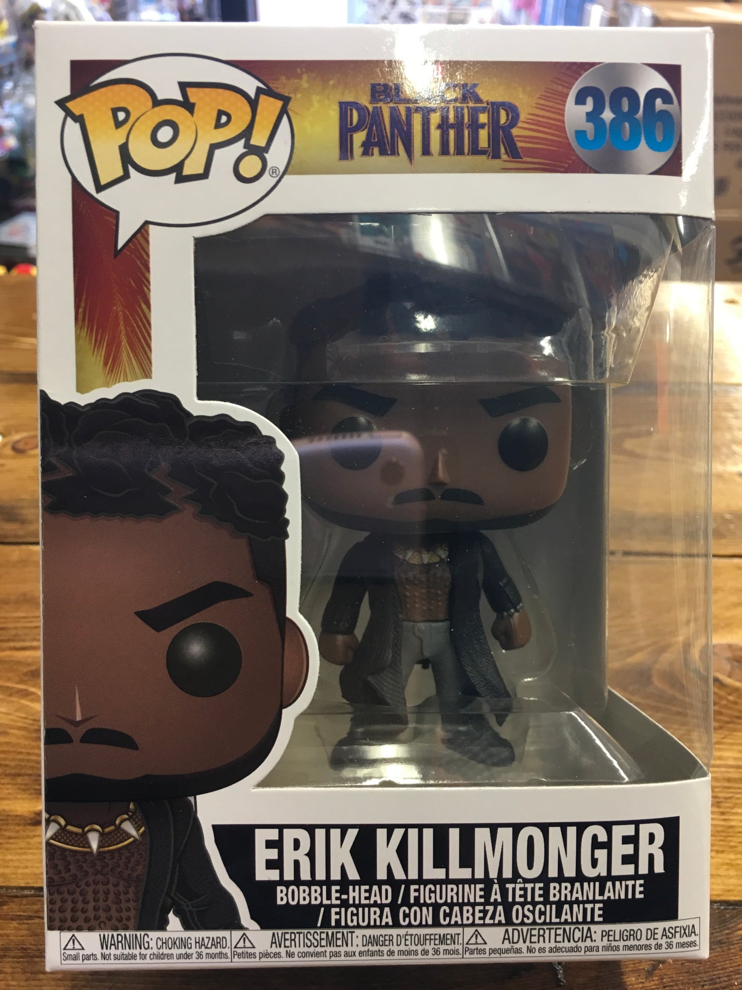 Marvel Black Panther - Erik Killmonger #386 - Funko Pop! Vinyl Figure