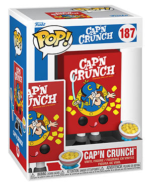 Quaker- Cap'N Crunch Cereal Box #187 - Funko Pop! Vinyl Figure (Ad Icons)