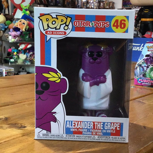 Ad Icons Otter Pops Alexander the Grape 46 Funko Pop! Vinyl figure