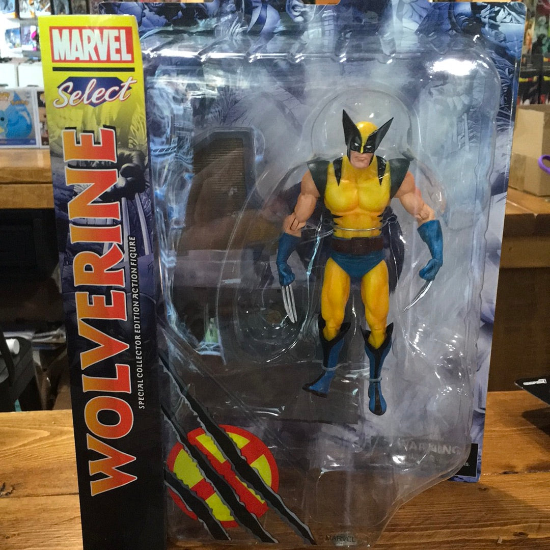 Marvel Diamond Select Wolverine Action Figure (Yellow Uniform)