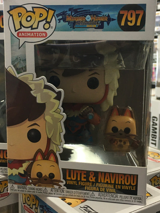Monster Hunter Stories - Lute & Navirou #797 - Funko Pop! Vinyl Figure