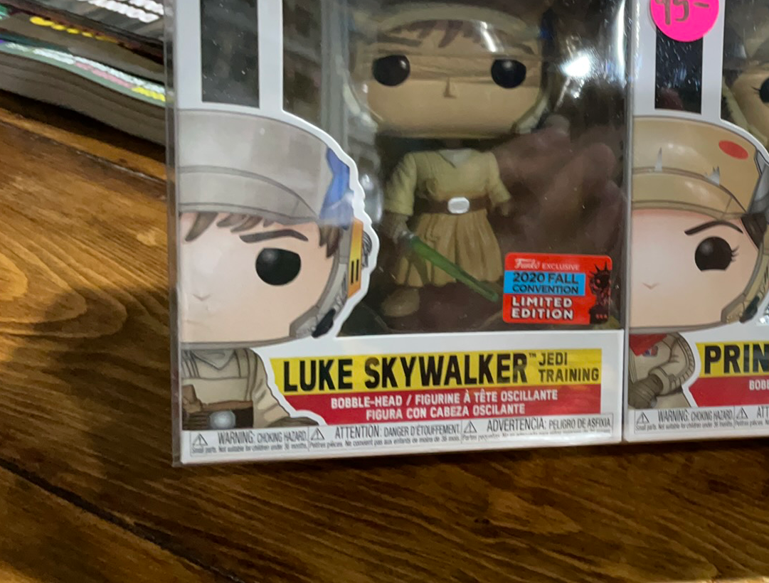 Star Wars Luke and Leia Jedi Training Funko Pop! Vinyl figure