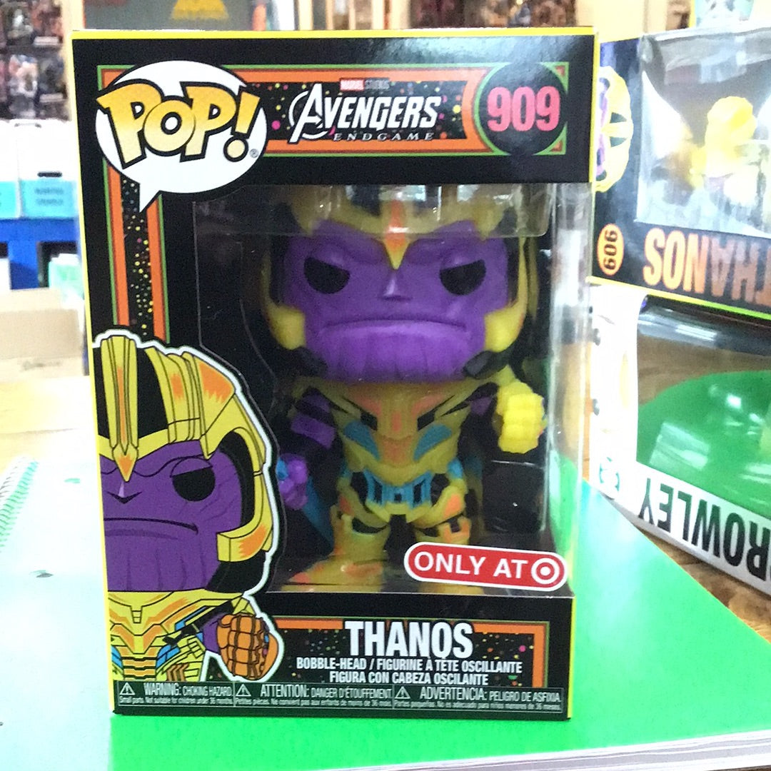 Thanos Black Light exclusive 909 Funko Pop! Vinyl Figure marvel