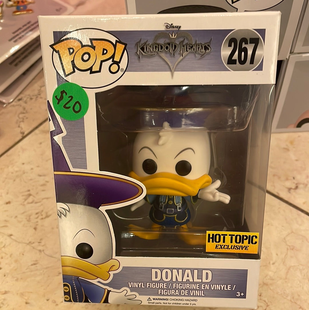 Kingdom Hearts Donald Hot Topic Exclusive Funko pop vinyl figure 2020