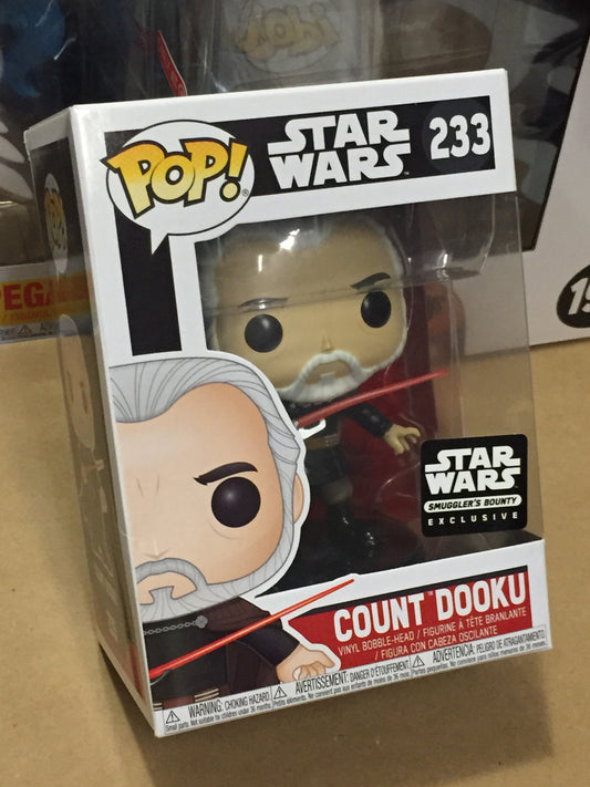Star Wars Count Dooku 233 Smugglers Bounty exclusive Funko Pop! Vinyl figure