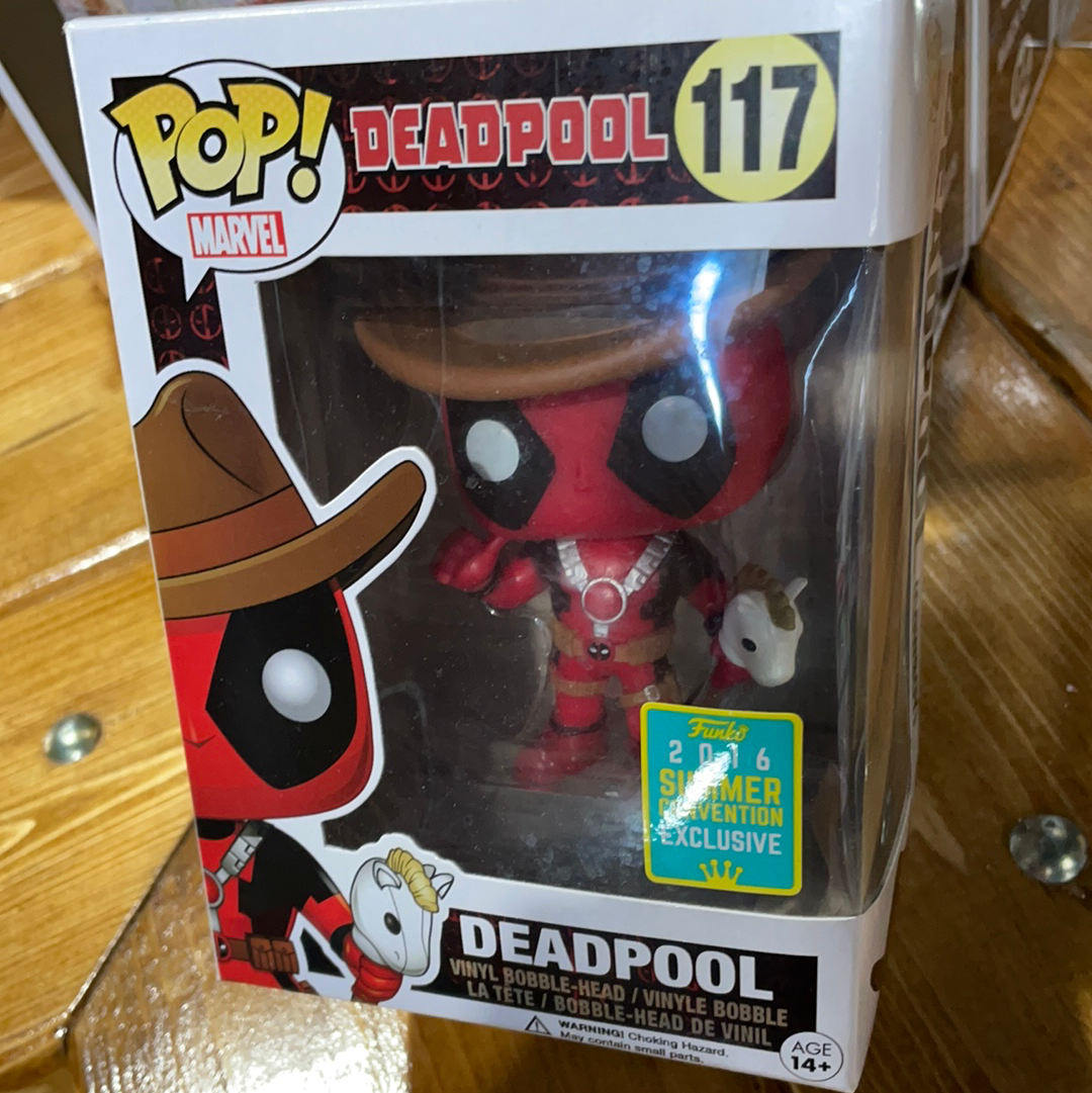 Marvel Deadpool cowboy exclusive Funko Pop! Vinyl figure