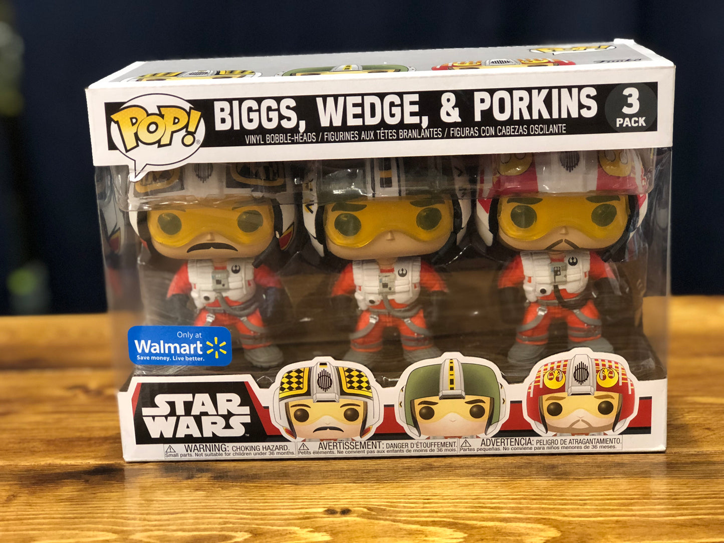 Star Wars 3 Pack Biggs, Wedge, Porkins Funko Pop! Vinyl Figure