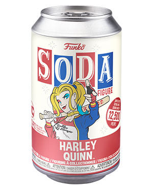 Vinyl Soda Harley Quinn Mystery Funko figure