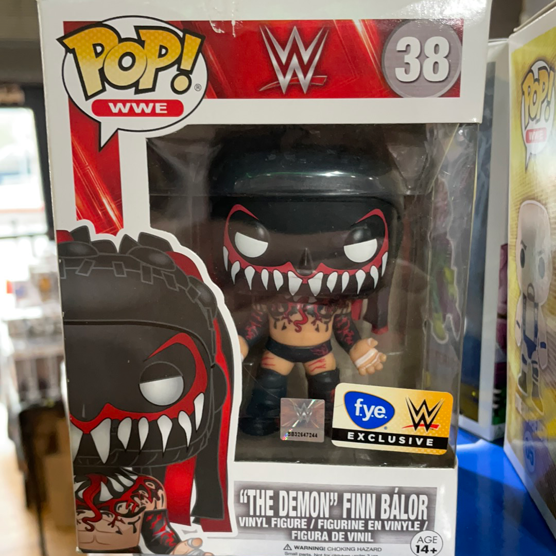 The Demon Finn Balor exclusive Funko Pop! Vinyl figure sports