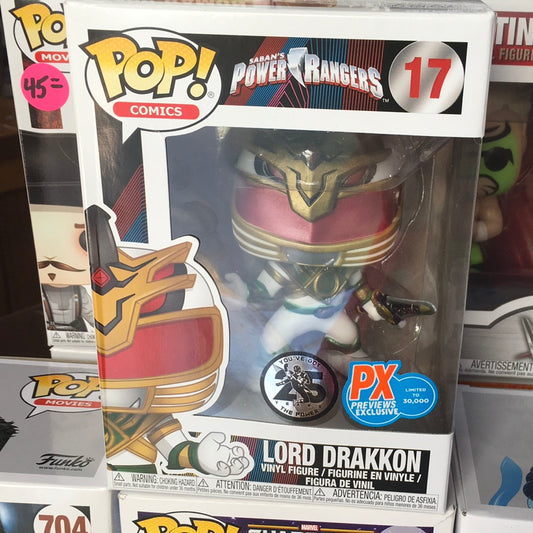 Power rangers Lord Drakkon Exclusive Funko Pop! Vinyl figure
