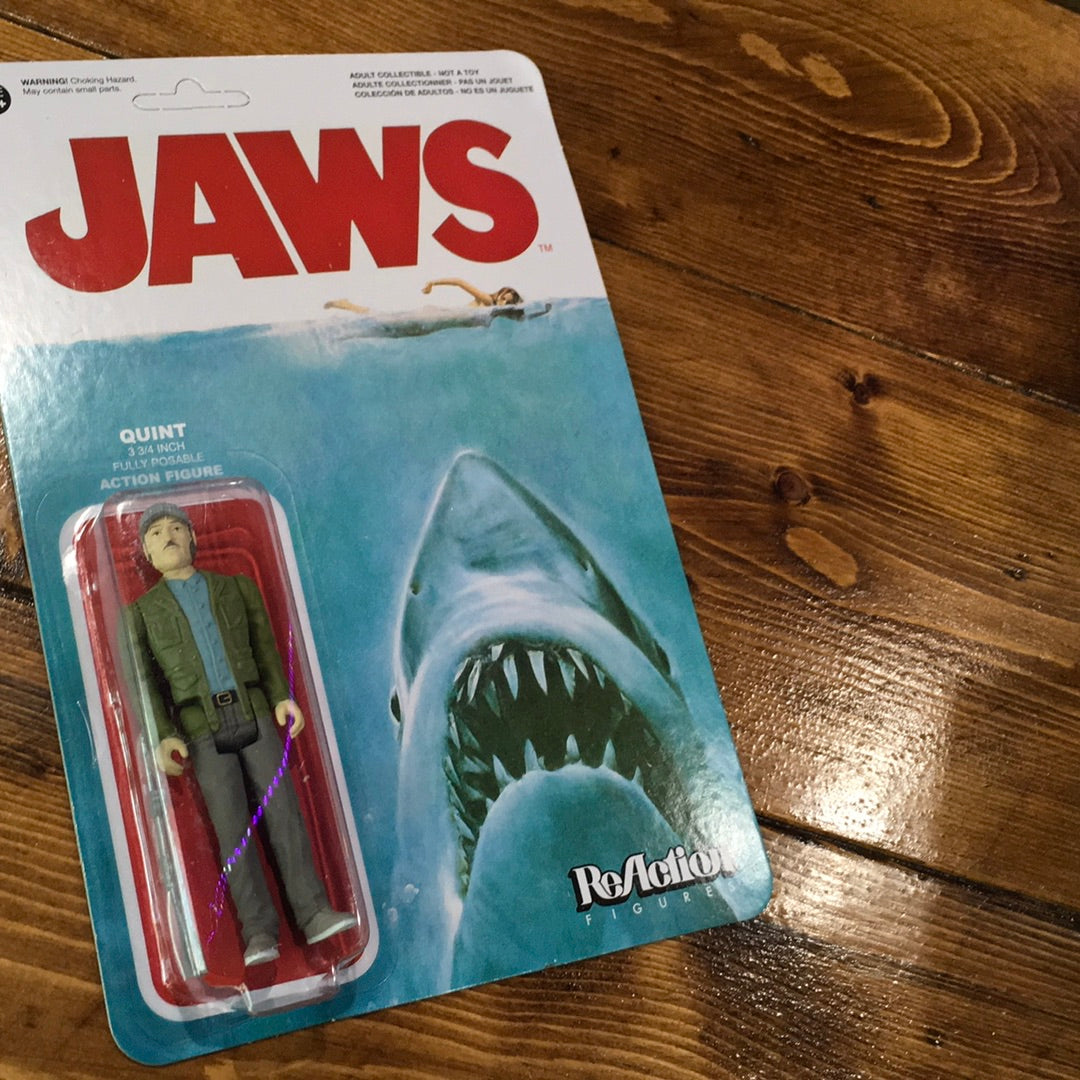 Super 7 Jaws REACTION Quint MOC new