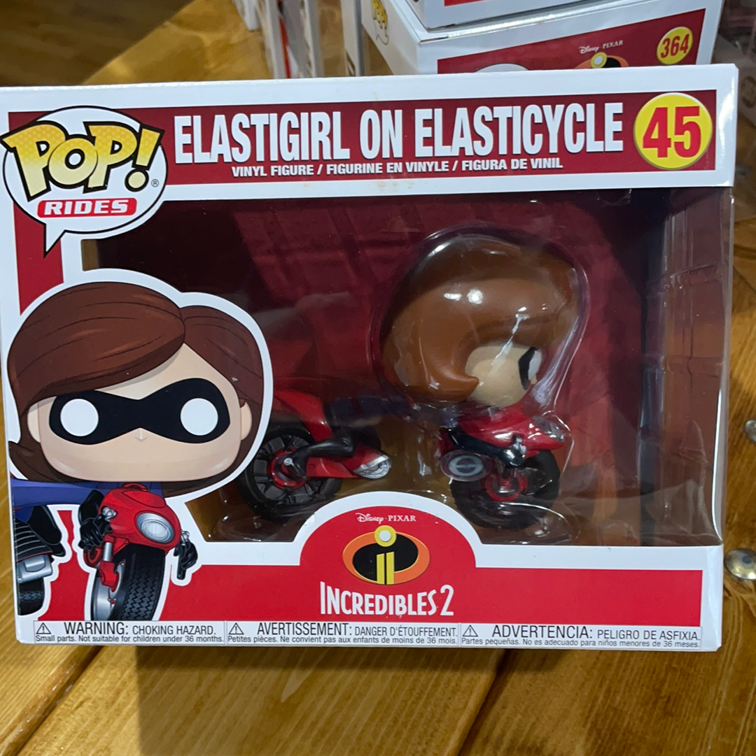 Incredibles 2 Elastigirl on elasticycle ride Funko Pop! Vinyl figure disney
