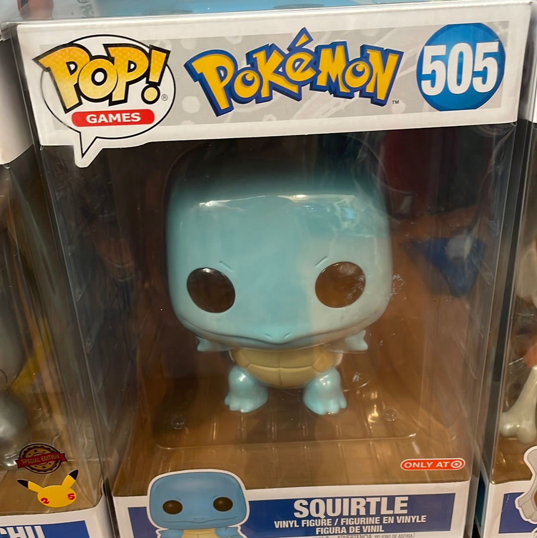 Pokémon Squirtle exclusive 10 inch Figure Funko Pop! Vinyl