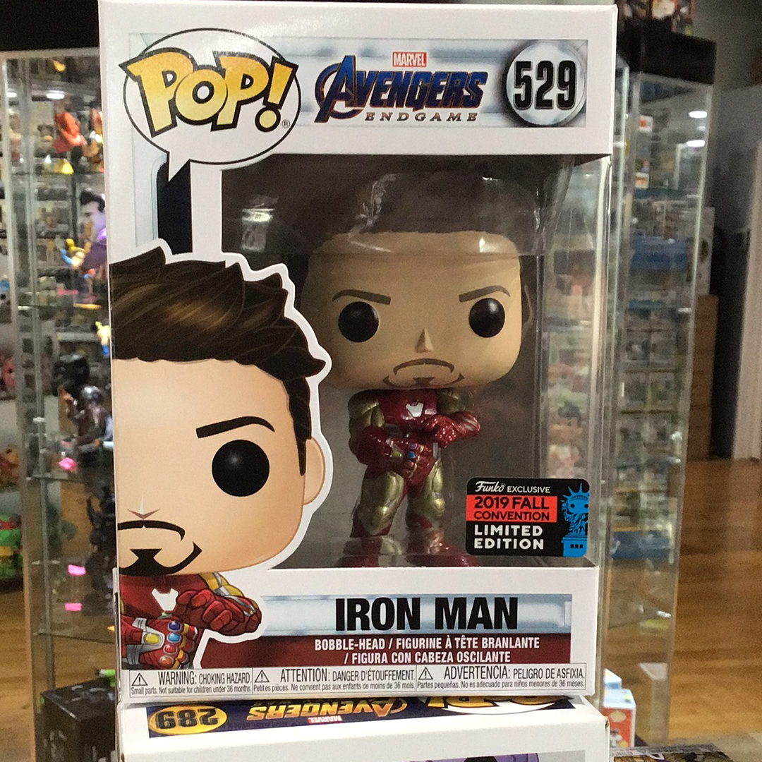 Avengers Endgame Iron Man w/ Gauntlet 2019 NYCC Exclusive Funko Pop!