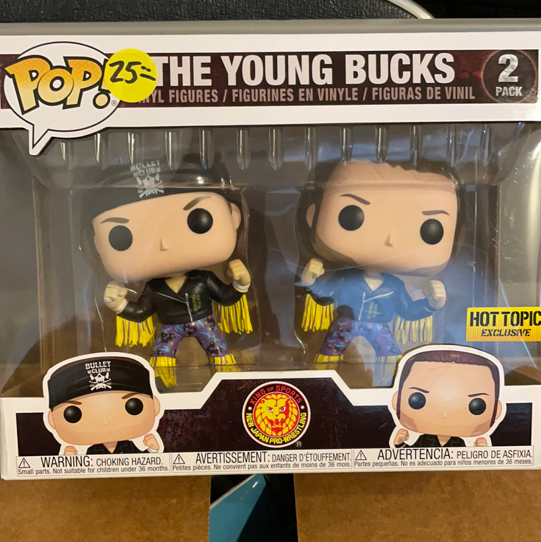 WWE 2 Pack The Young Bucks exclusive Funko Pop! Vinyl figure sports