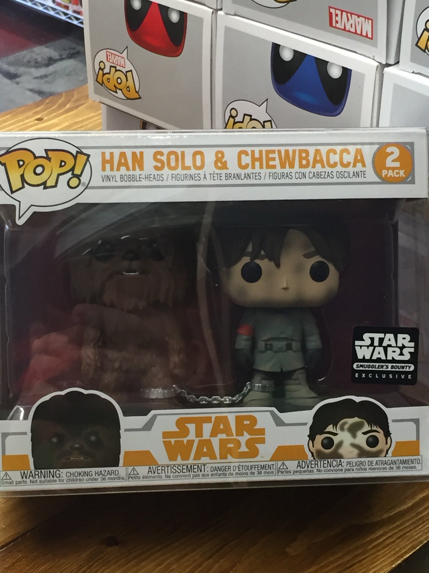 Star Wars Solo Han & Chewbacca Exclusive Funko Pop vinyl Figure store