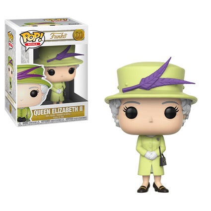 Royals - Queen Elizabeth (Green Dress) #01 - Funko Pop! Vinyl Figure (Icons)