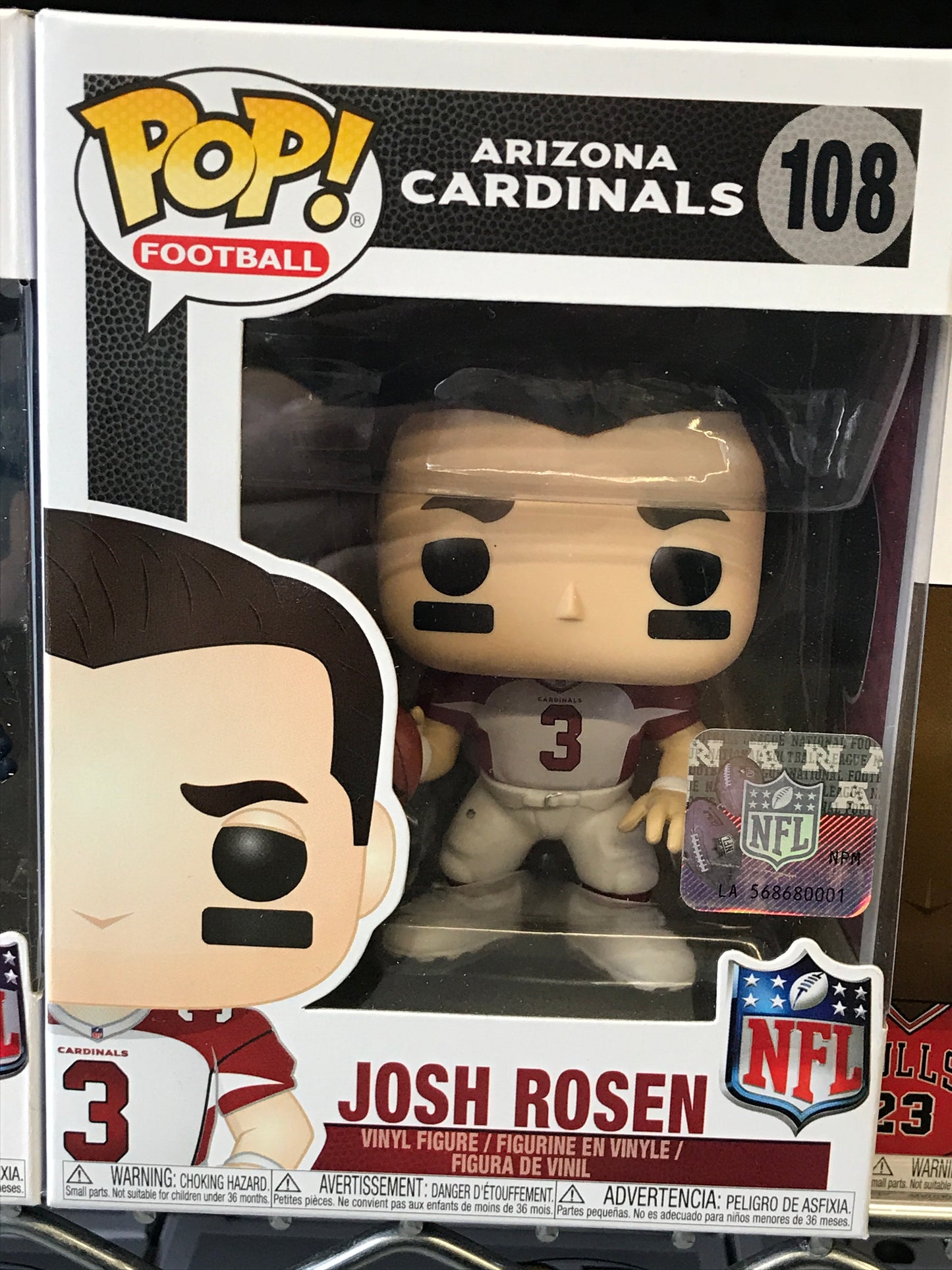 NFL Josh Rosen cardinals Funko Pop! Vinyl figure store