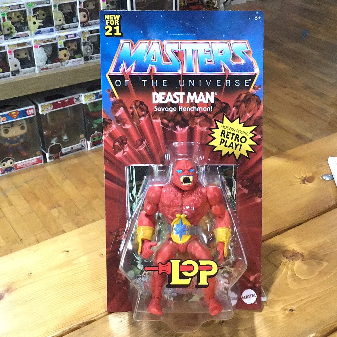 MOTU Masters of the Universe - Beast Man - Mattel Retro Action Figure