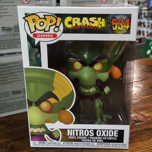 Crash Bandicoot Nitros Oxide 534 Funko Pop! Vinyl Figure games