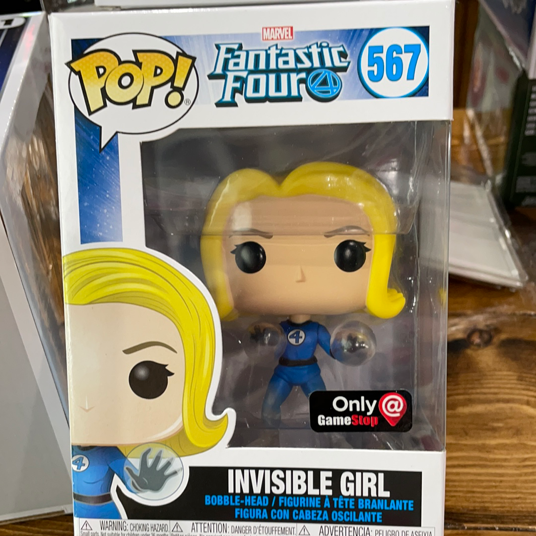 Marvel Fantastic Four Invisible Woman girl exclusive Funko Pop! Vinyl Figure