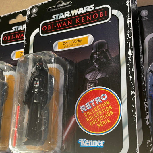 Star Wars - obiwan kenobi Darth Vader    - Hasbro Action Figure