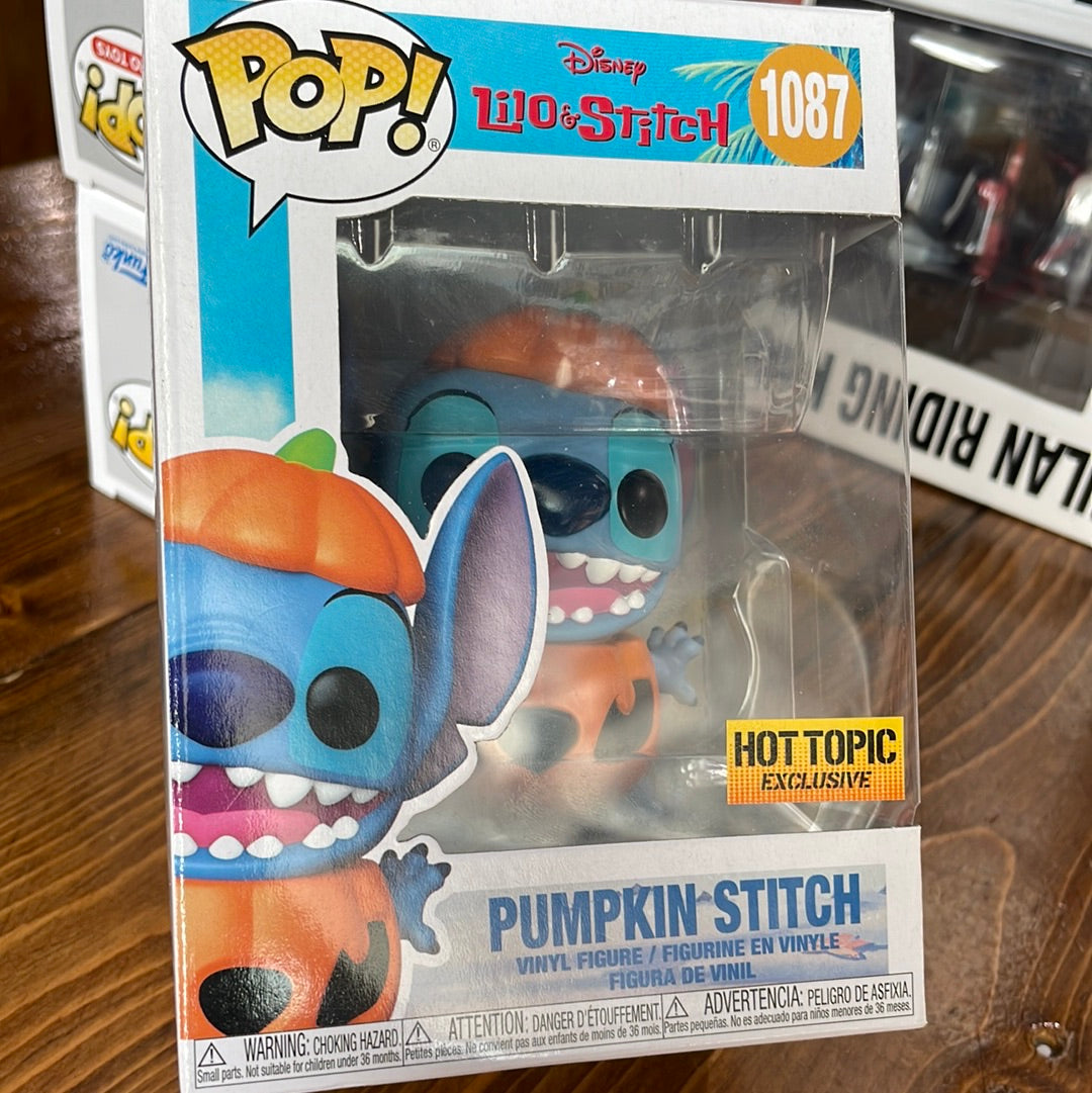 Disney Pumpkin Stitch exclusive 1087 Funko Pop! vinyl figure