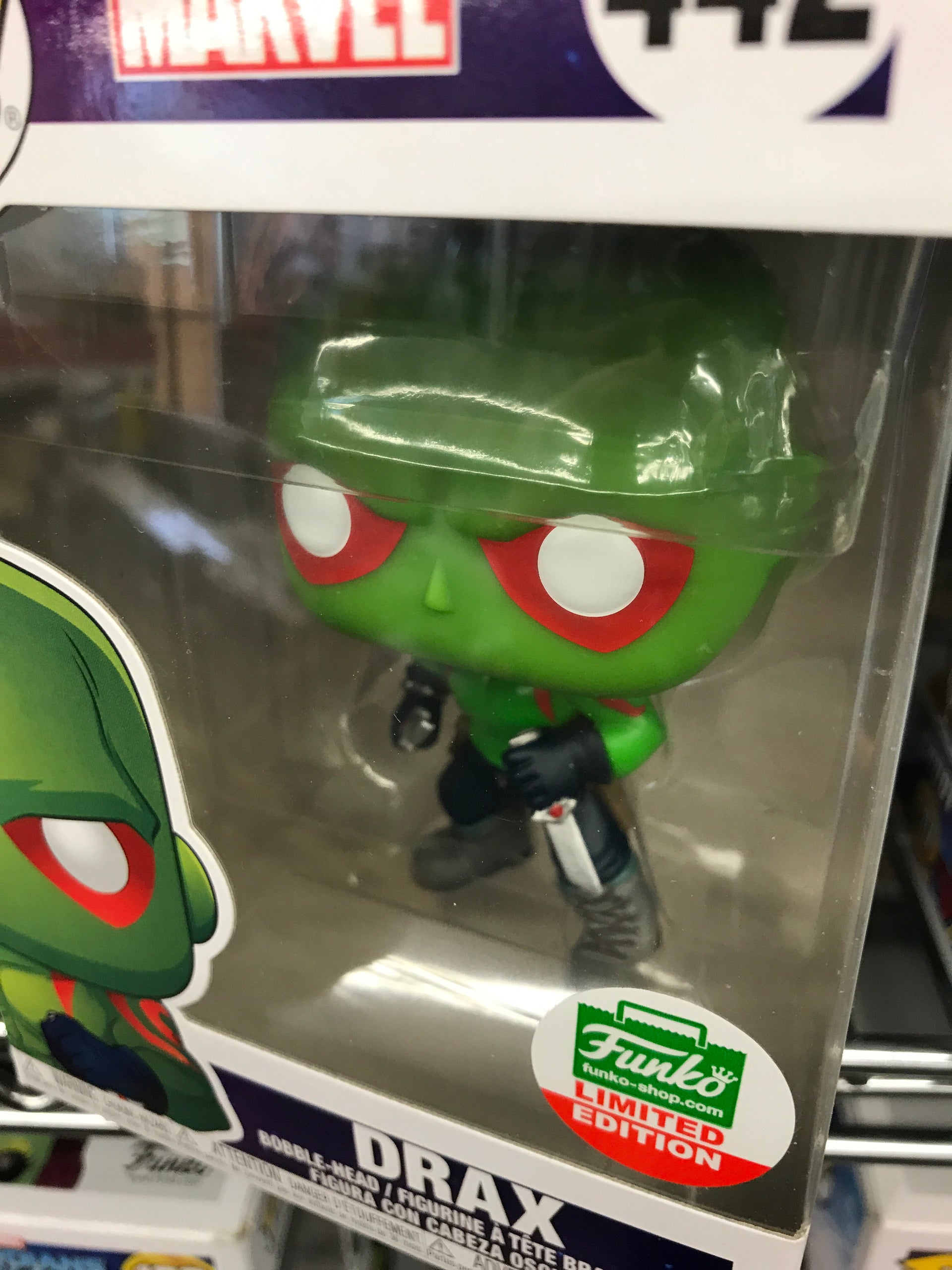 Funko POP! Marvel 442 Drax First Appearance - Édition Exclusive Spéciale - Figurine Bobble-head