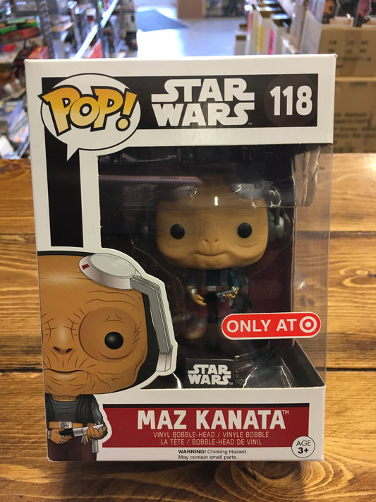 Star Wars - Maz Kanata #118 - Exclusive Funko Pop! Vinyl Figure