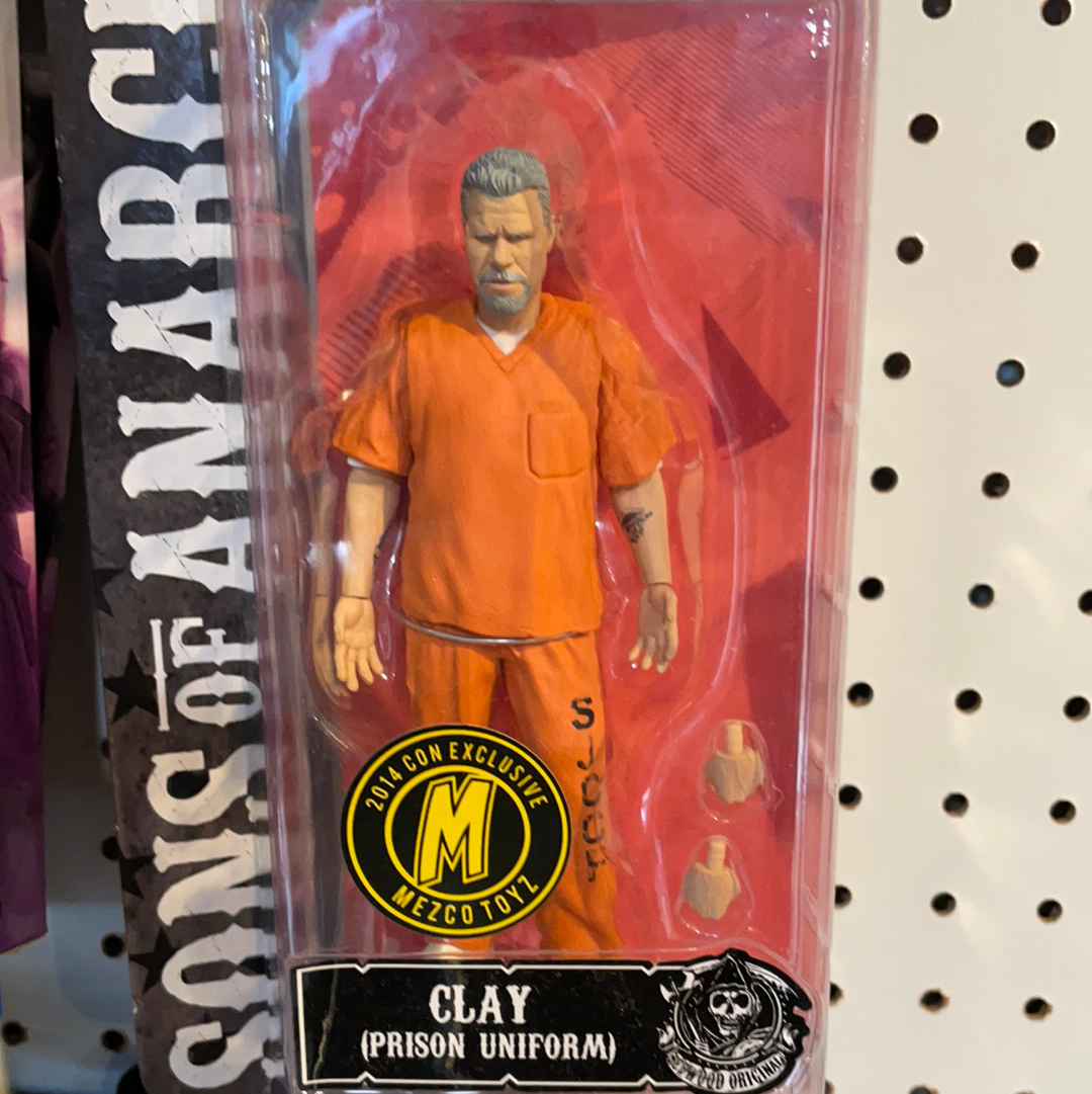 SOA Sons of anarchy Clay Morrow prison orange variant action figure
