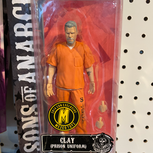 SOA Sons of anarchy Clay Morrow prison orange variant action figure