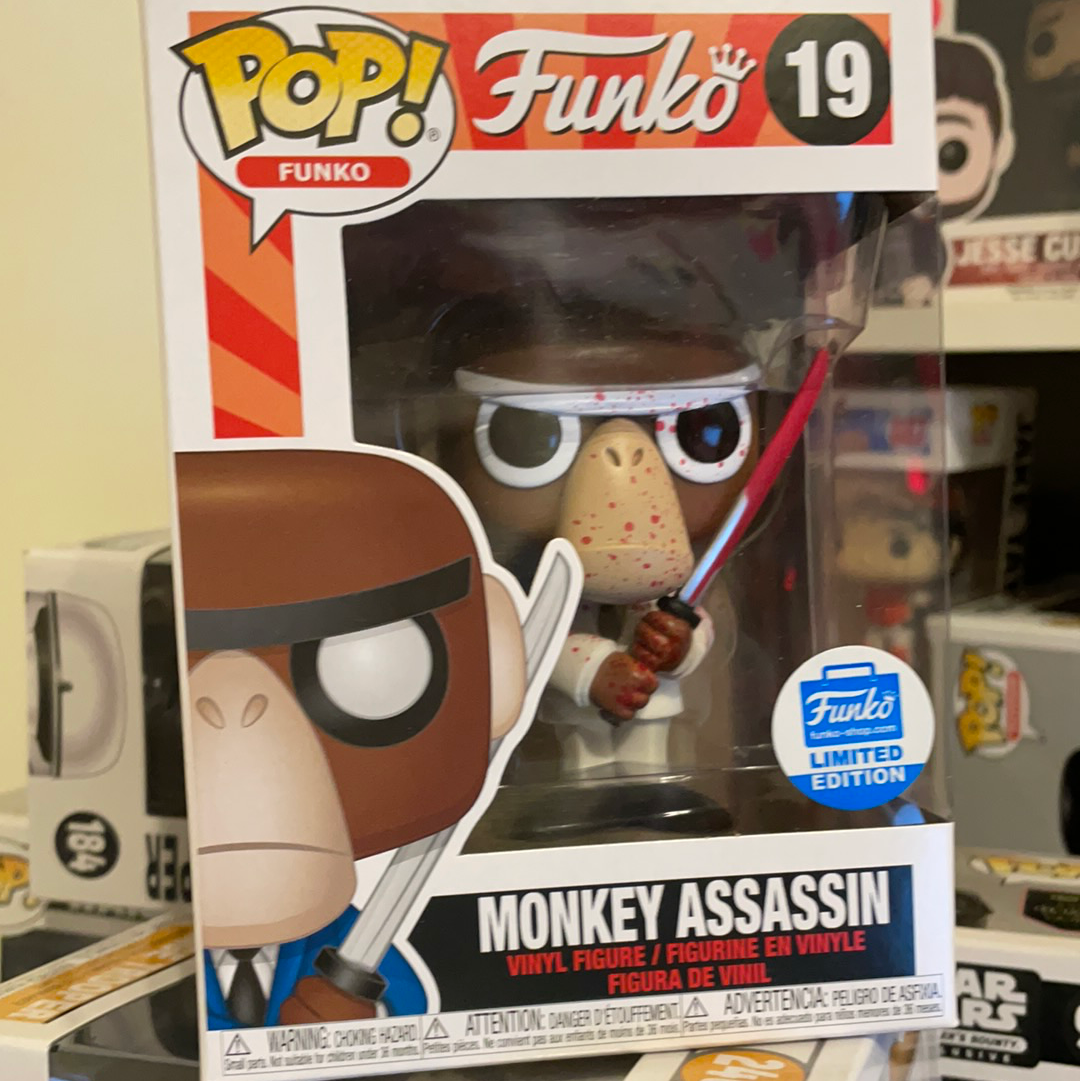 Monkey Assassin bloody exclusive Funko Pop! Vinyl Figure Spastic