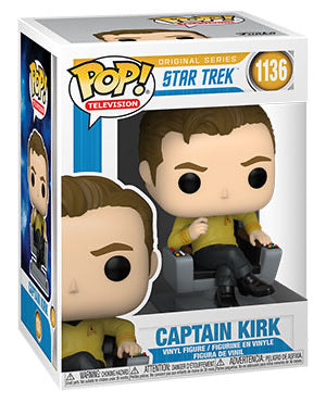 Star Trek - Captain Kirk in Chair #1136 - Funko Pop! Vinyl Figure (television)