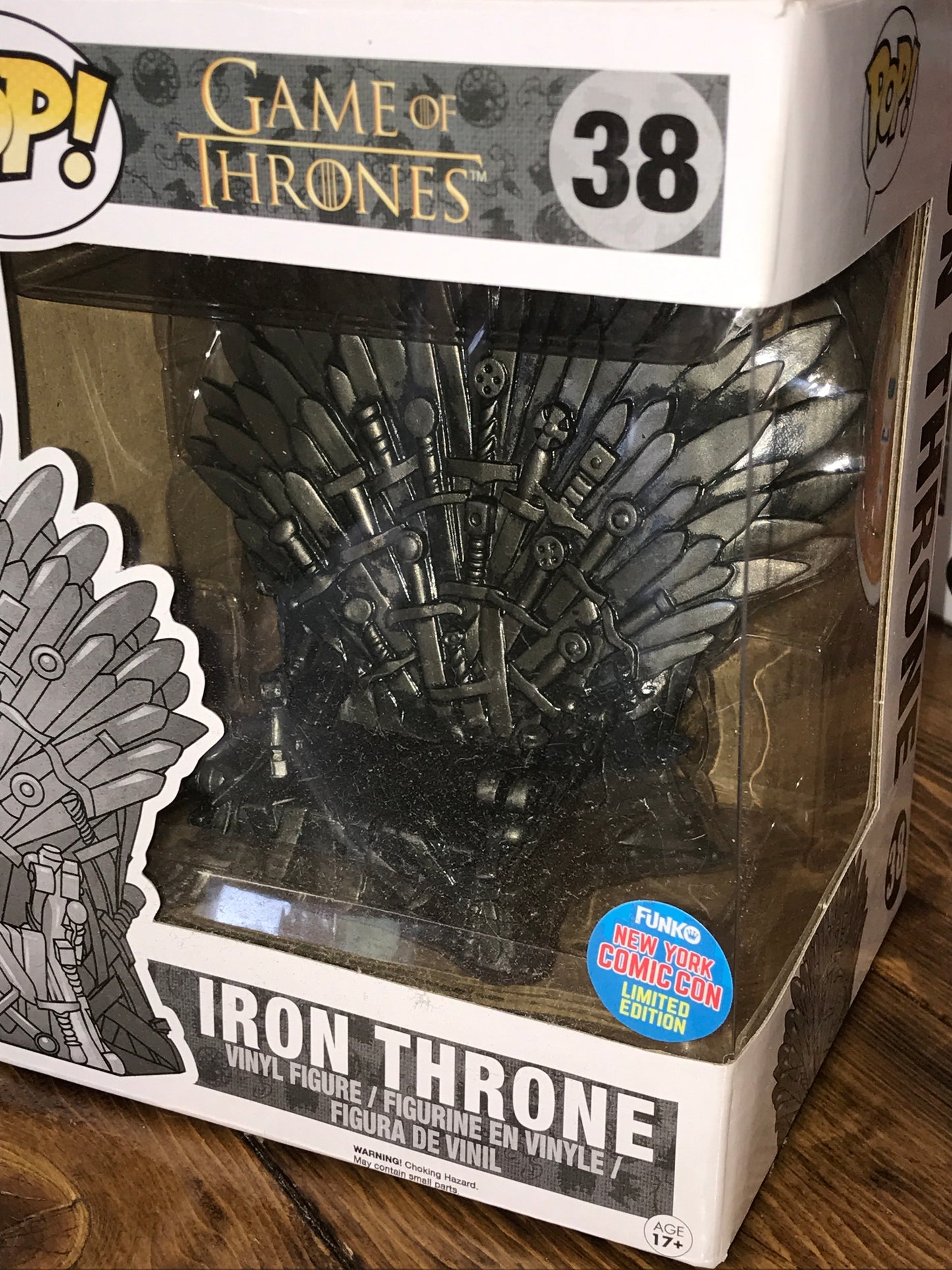 Game of Thrones Iron Throne NYCC Exclusive Funko Pop! Vinyl Figure television