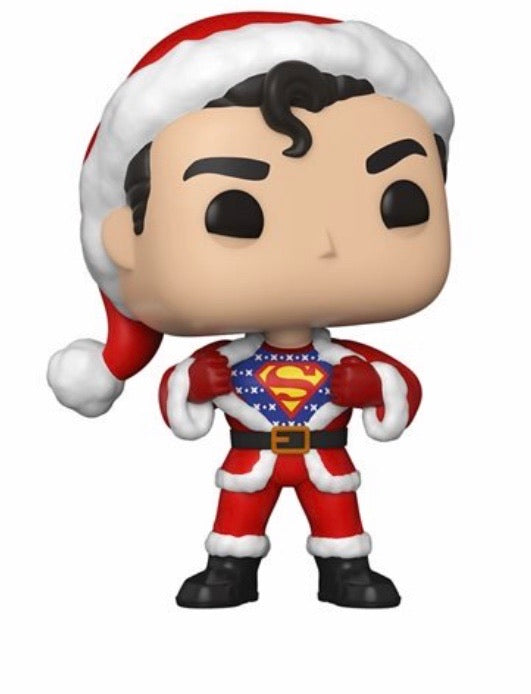 DC Holiday Superman sweater Funko Pop! Vinyl figure new