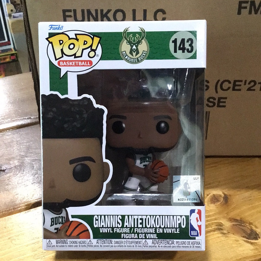 NBA Bucks Giannis Antetokounmpo 143 Funko Pop! Vinyl Figure (sports)