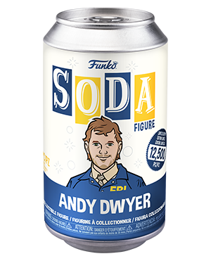 Parks and Rec Andy Dwyer Specialty Series Funko Mystery Soda Figure