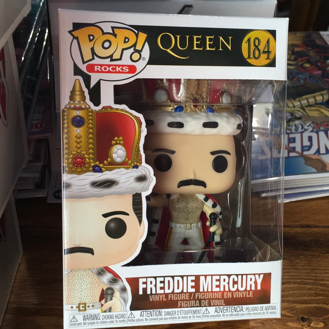 Queen - King Freddie Mercury #184 - Funko Pop! Vinyl Figure (Rocks)