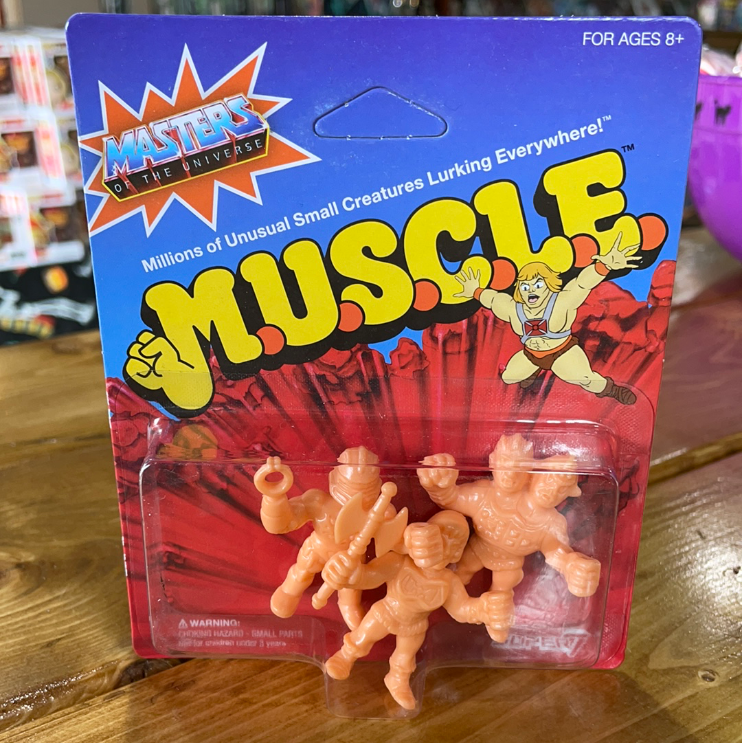 Super7 MOTU M.U.S.C.L.E. Roboto two bad he man MUSCLE Masters of the Universe