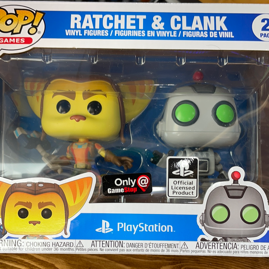 Ratchet Clank 2 pack exclusive Funko Pop! Vinyl figure games