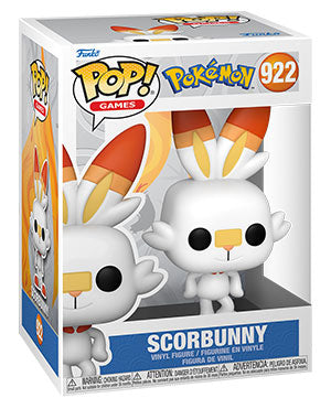 Pokemon - Scorbunny #922 - Funko Pop! Vinyl Figure (video games)