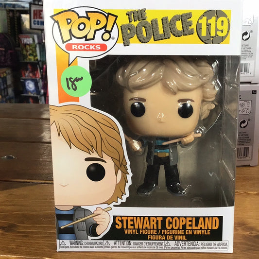 The Police Stewart Copeland rocks Funko Pop! Vinyl figure 2020
